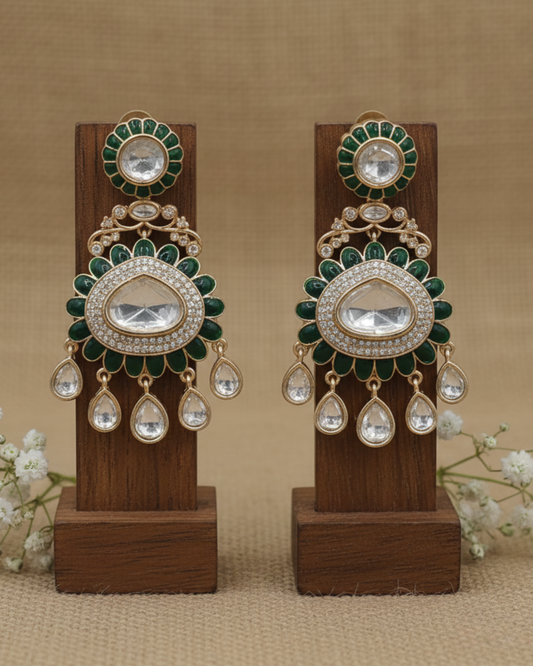 Elina Heritage Drop Earrings