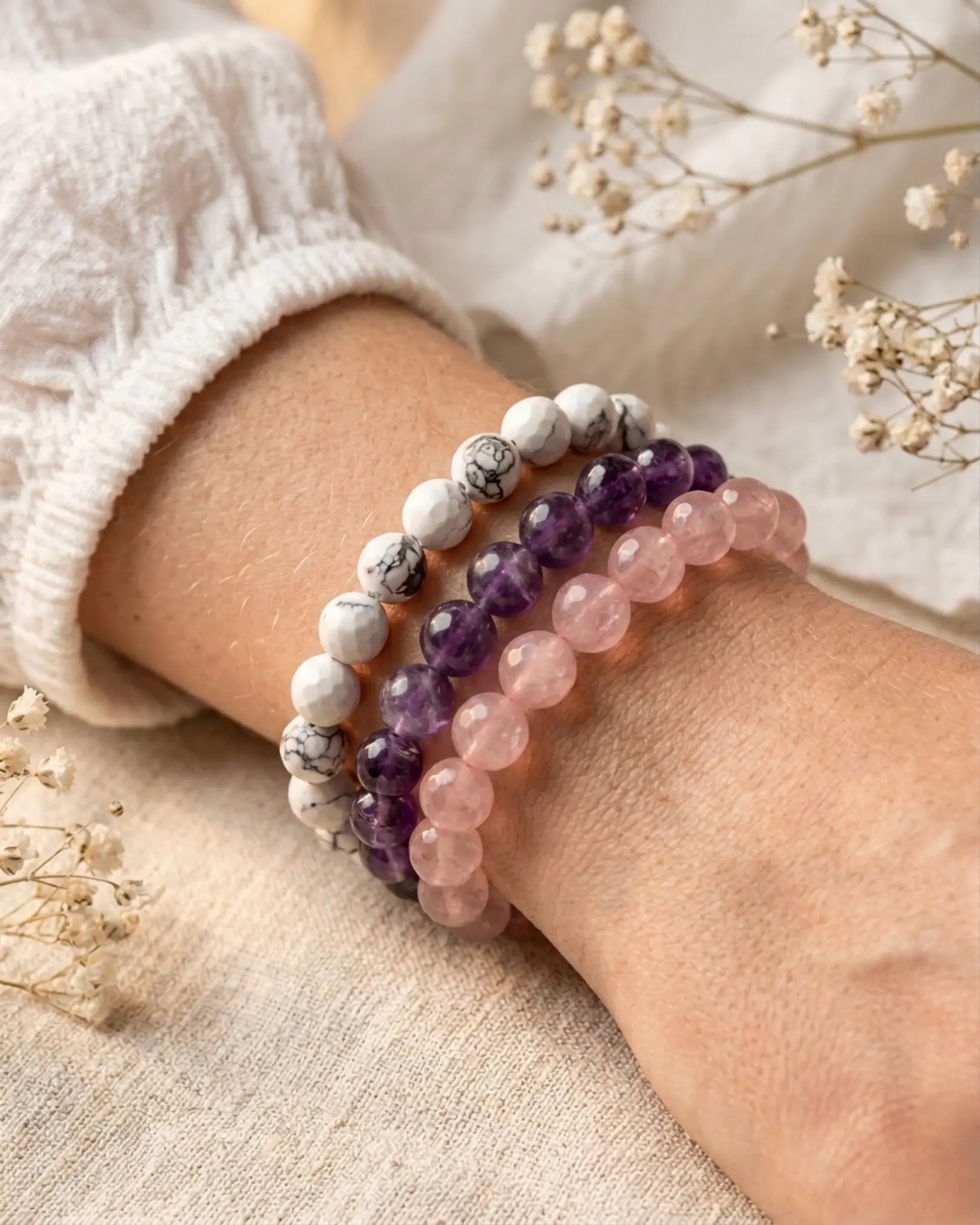Harmonious & Emotional Healing Bracelet Stack Zestro