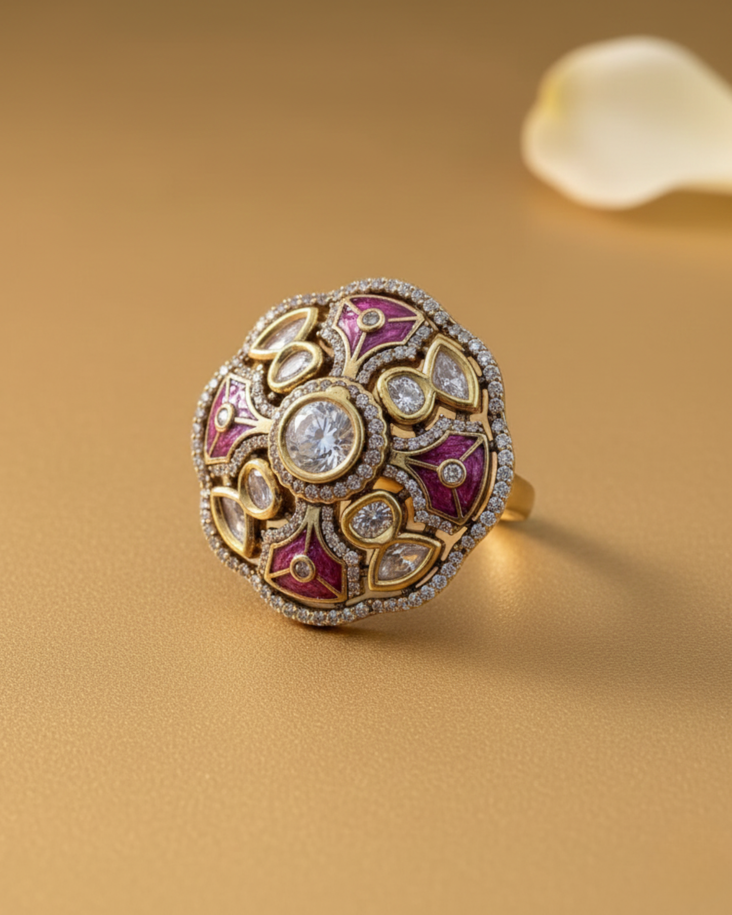 Imperial Kundan Ring