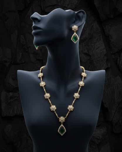 Iraa Floral Grace Necklace Set