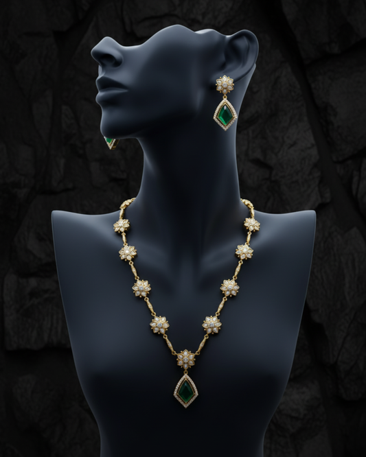 Iraa Floral Grace Necklace Set