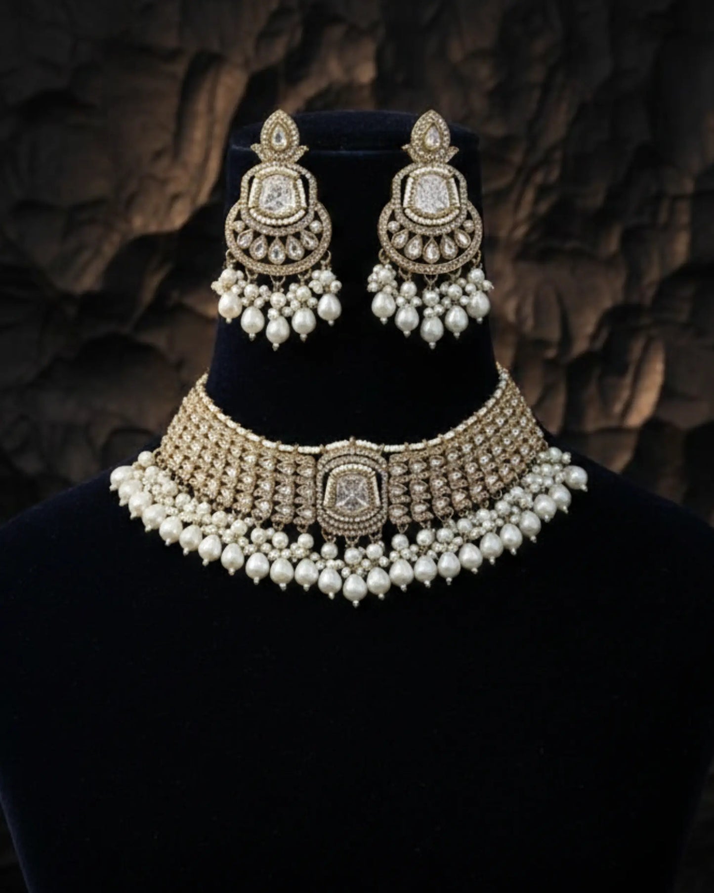 Khaas Pearls Choker Set Zestro