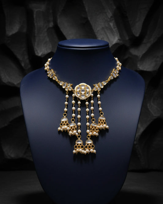 Kundan Jhoomar Choker Zestro