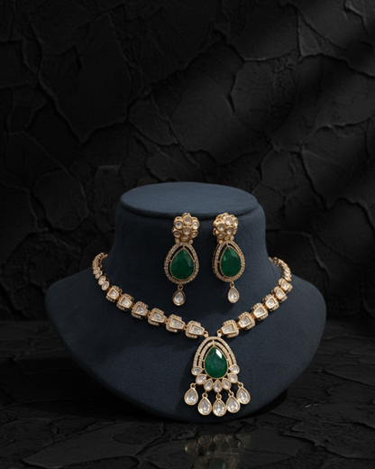 Meghara Royal Drop Necklace Set