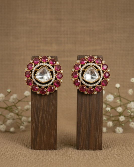 Mehar Polki Studs Zestro