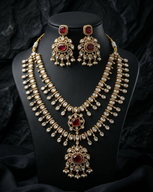 Nizm Dual Layered Necklace Set Zestro