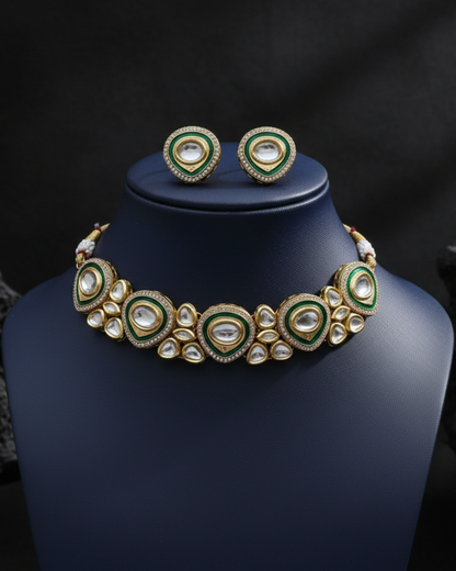 Ornate Kundan Choker Set
