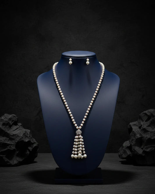 Pearl Fall Tassel Set Zestro