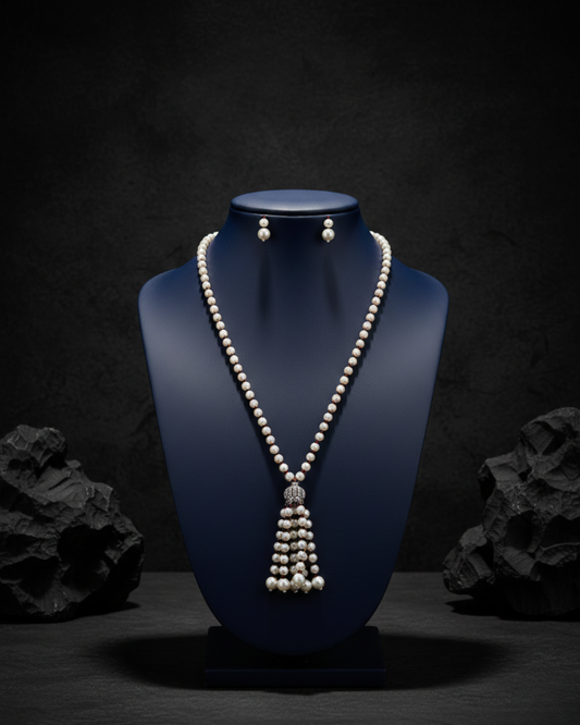 Pearl Fall Tassel Set