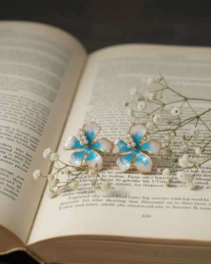 Petal Pearl Bloom Earrings