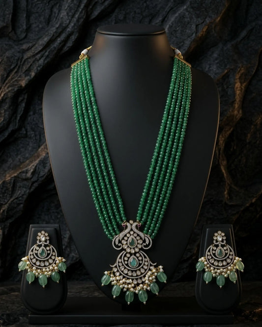 Rajputana Mayur Mala Set Zestro