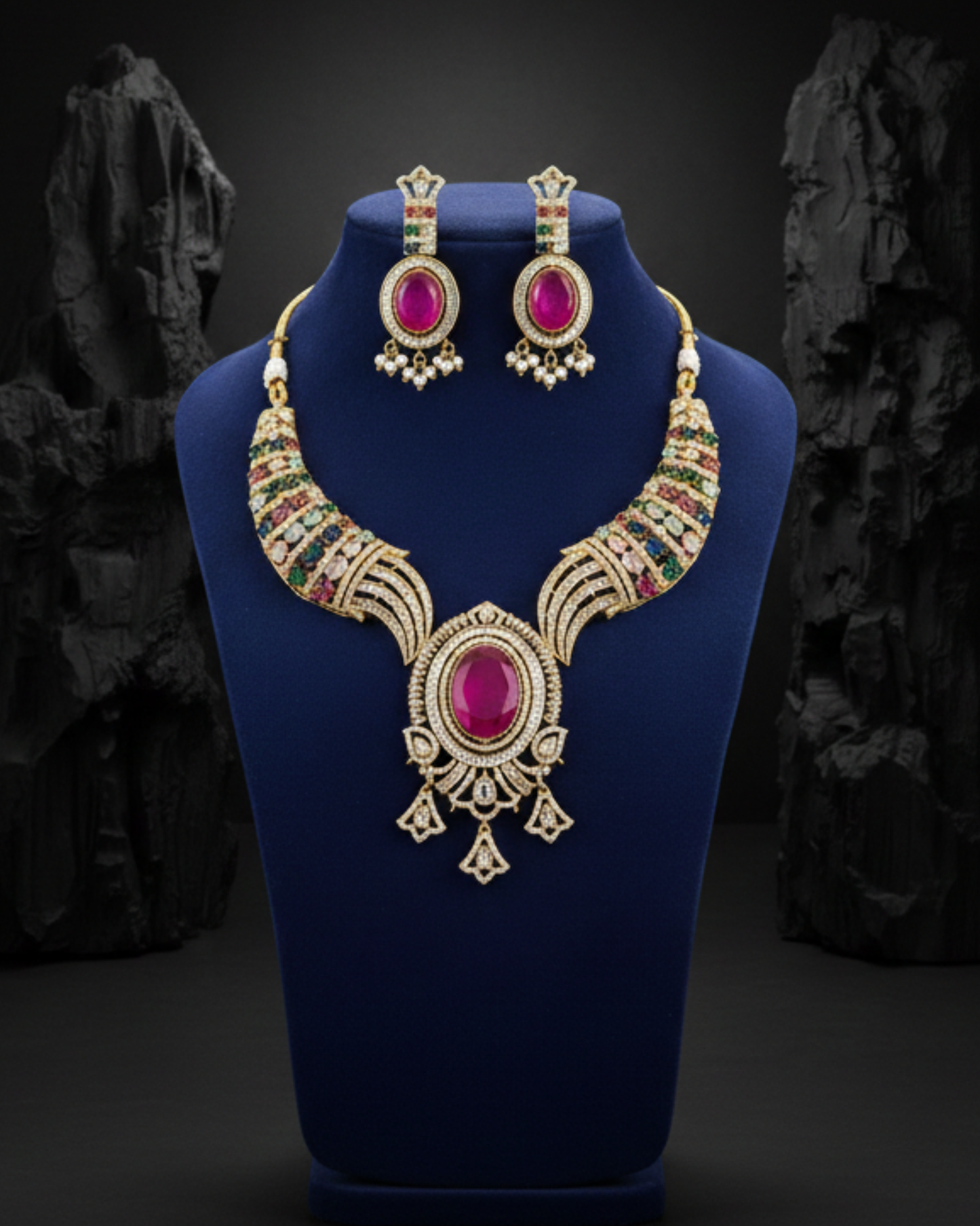 Rajwada Viraasat Necklace Set