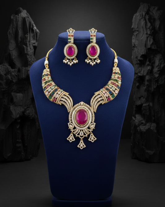 Rajwada Viraasat Necklace Set