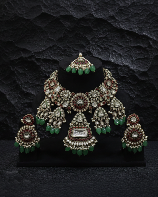Regal Noor Kundan Bridal Necklace Set