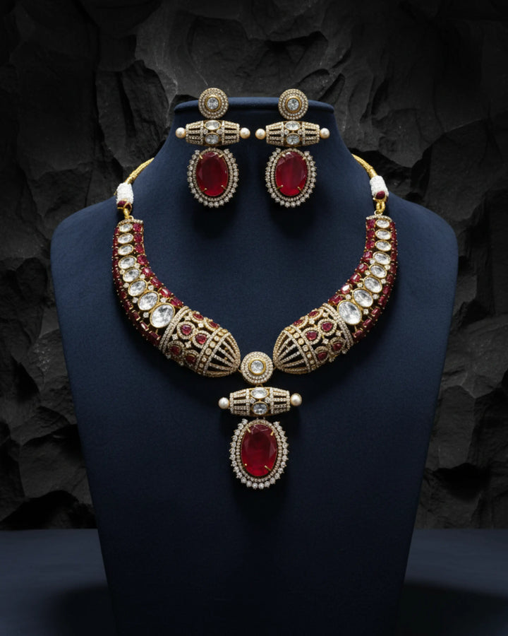 Ridhima Regal Necklace Set Zestro