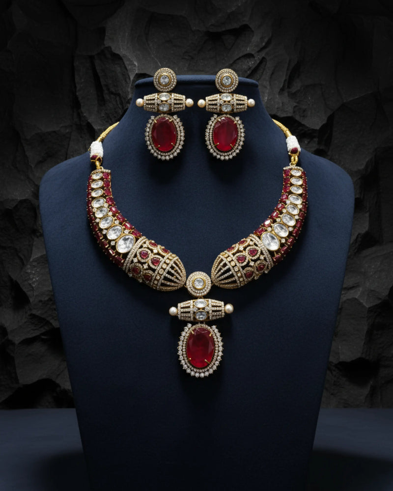 Ridhima Regal Necklace Set Zestro