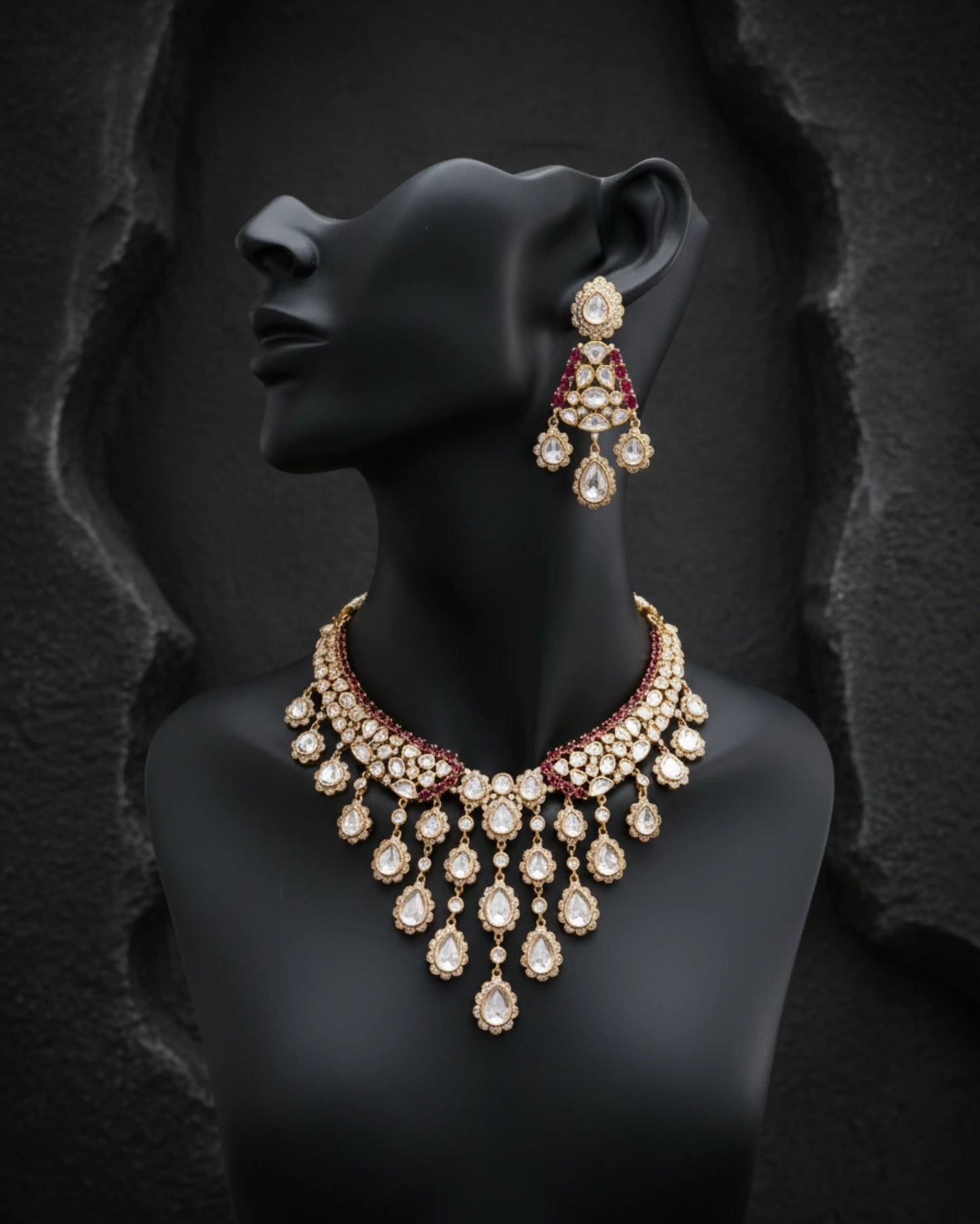 Ritvi Kundan Necklace Set Zestro