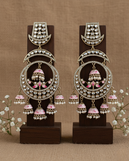 Royal Long Chand Jhumkas