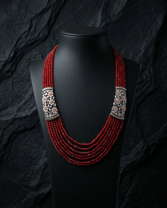 Ruhi Onyx Mala Set Zestro