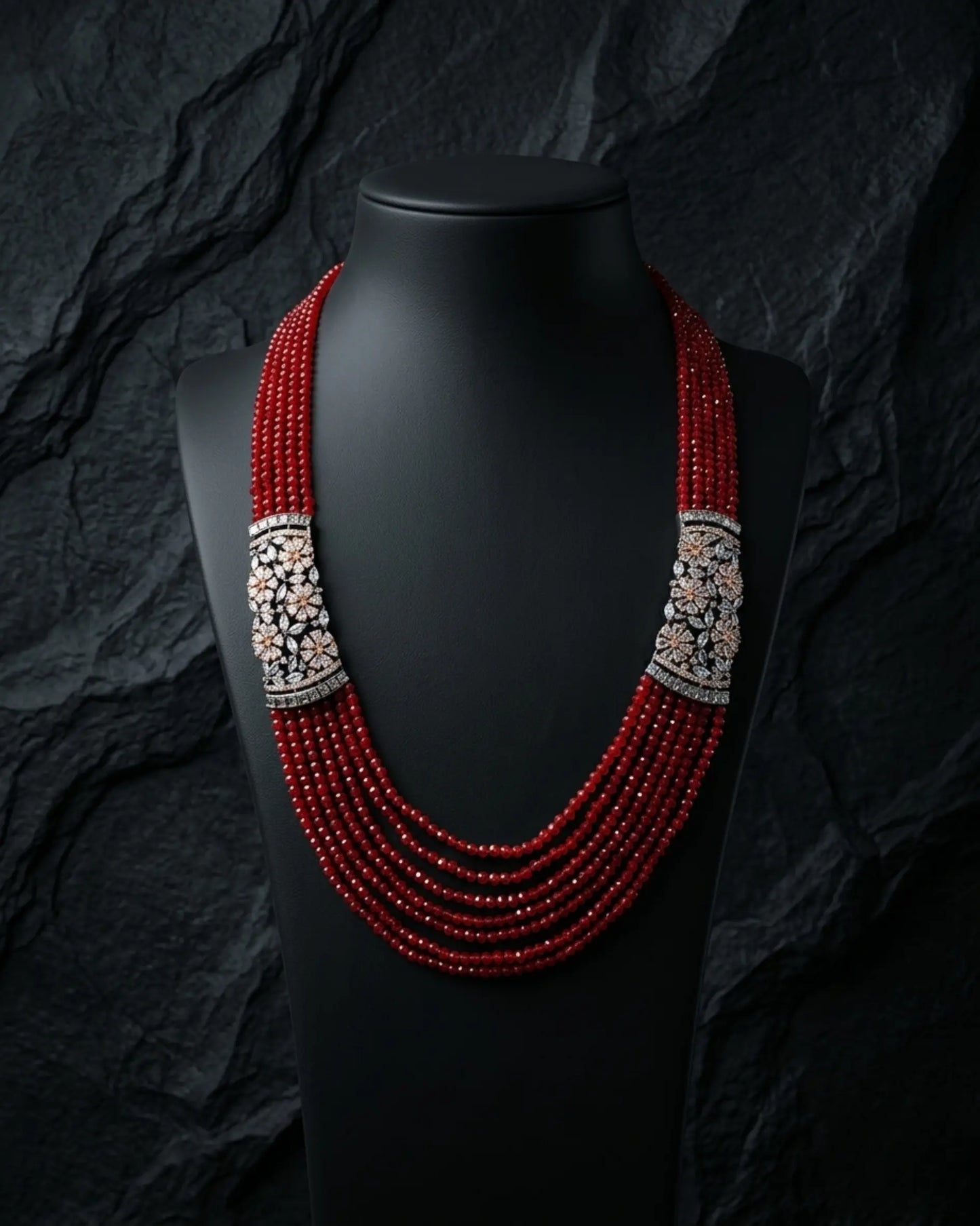 Ruhi Onyx Mala Set Zestro