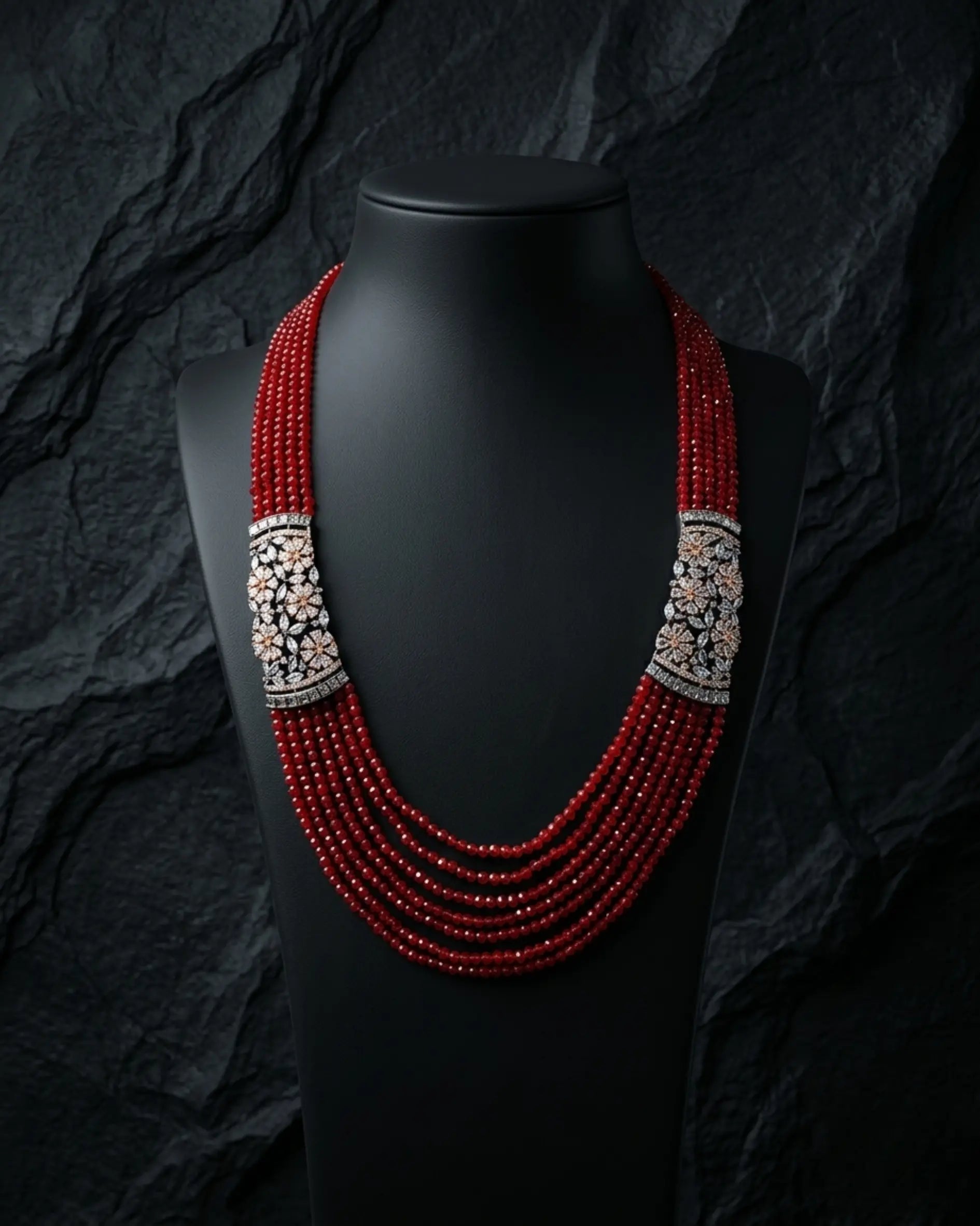 Ruhi Onyx Mala Set Zestro