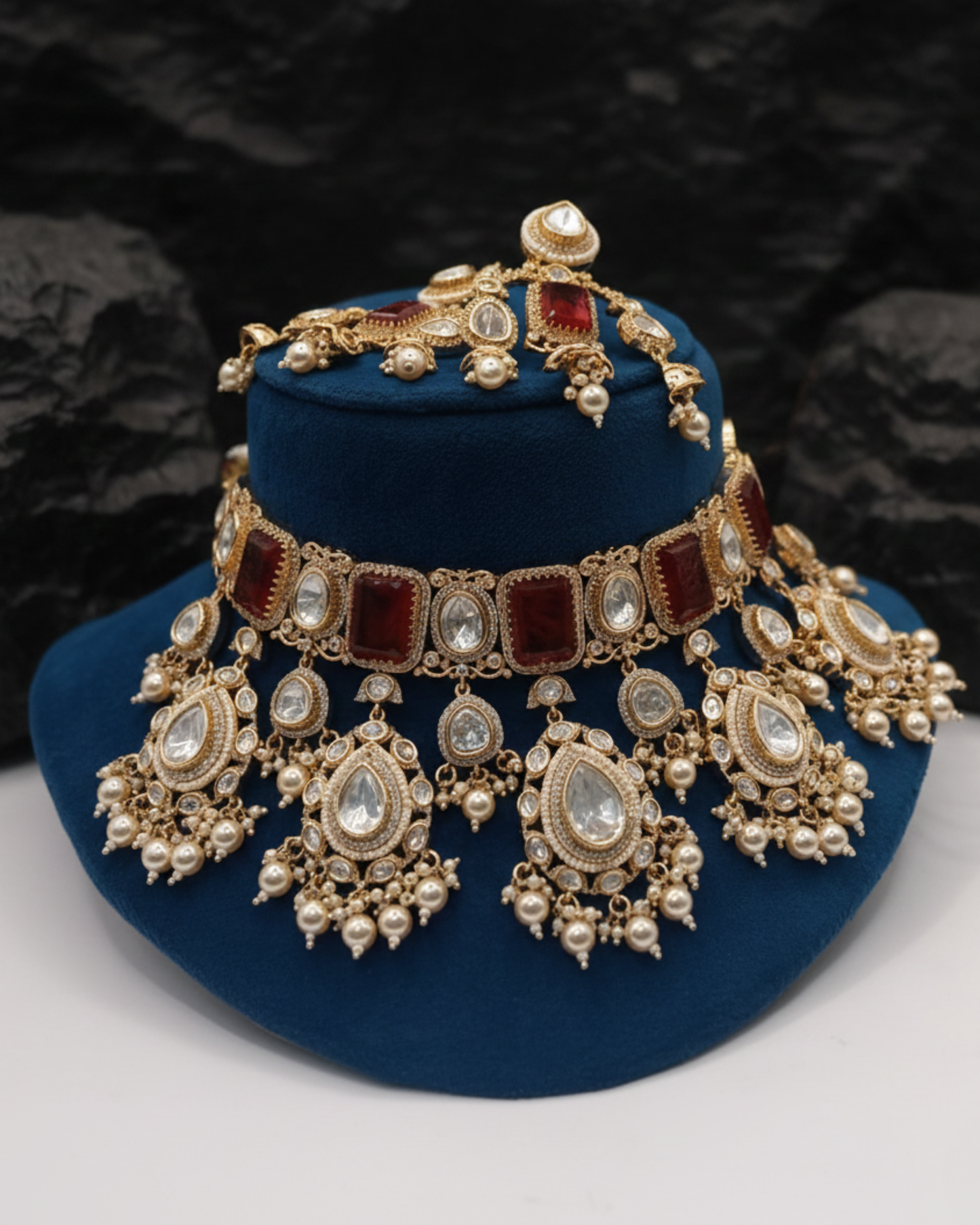 Ruhika Royal Kundan Necklace Set