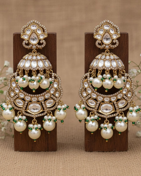 Suhana Polki Droplets Earrings Zestro