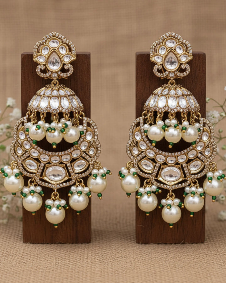 Suhana Polki Droplets Earrings Zestro