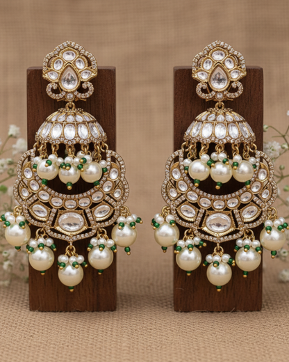 Suhana Polki Droplets Earrings