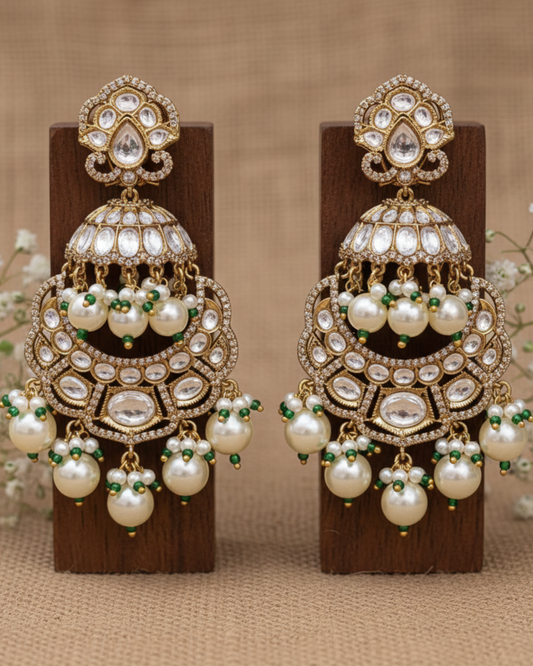 Suhana Polki Droplets Earrings