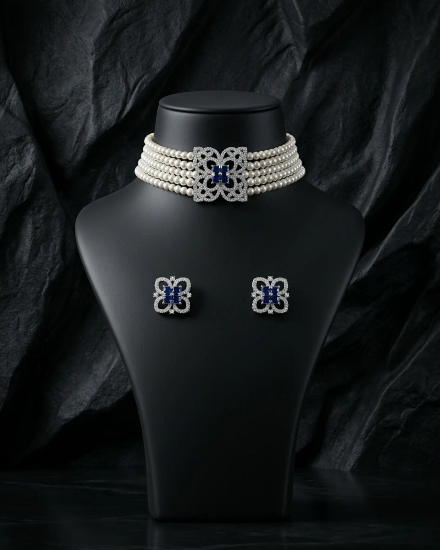 Trisha Pearl Choker Set Zestro