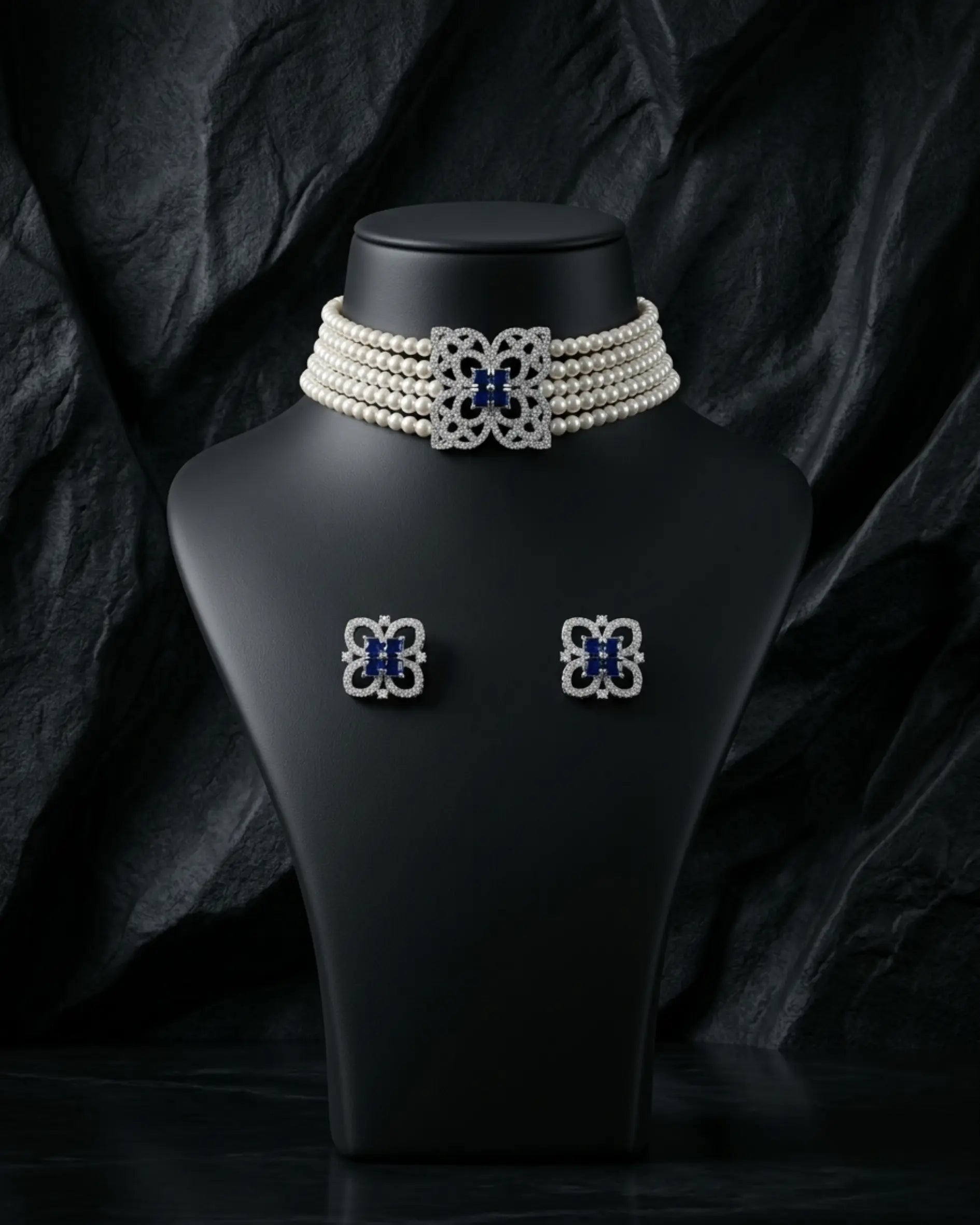 Trisha Pearl Choker Set Zestro