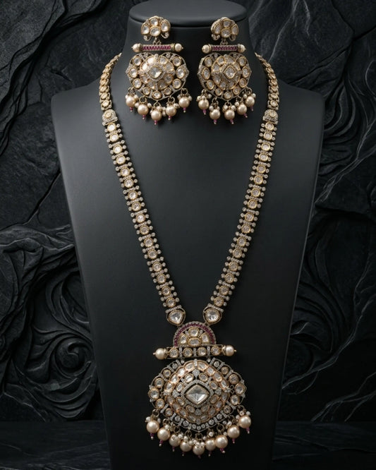 Vaidehi Royal Long Necklace Set Zestro