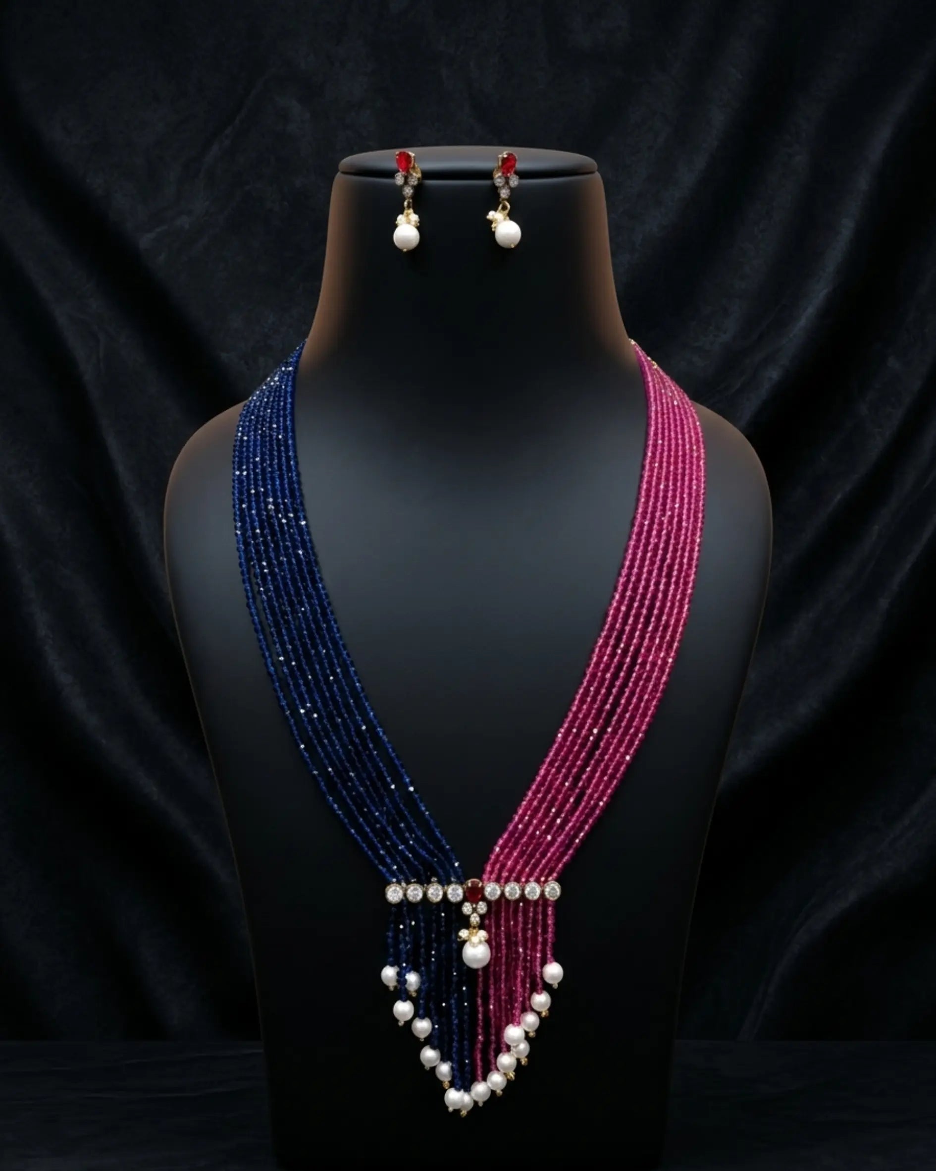 Ardhashree Dual Essence Necklace Set Zestro