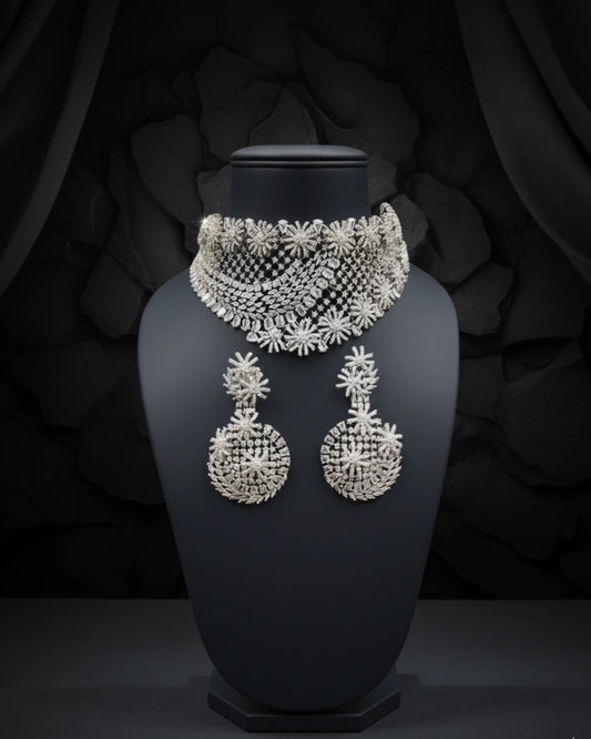 Diamond Net Collar Set Zestro