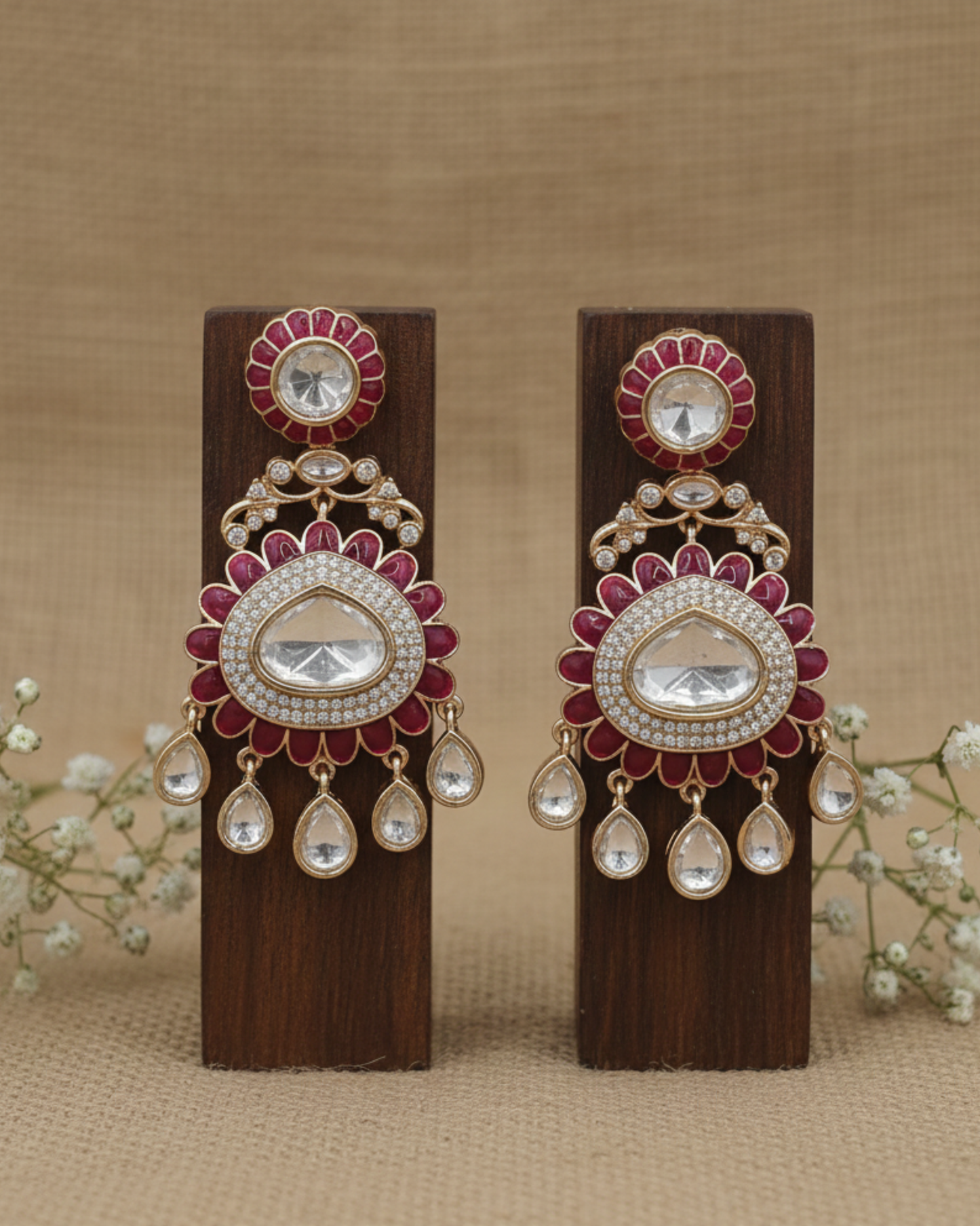 Elina Heritage Drop Earrings