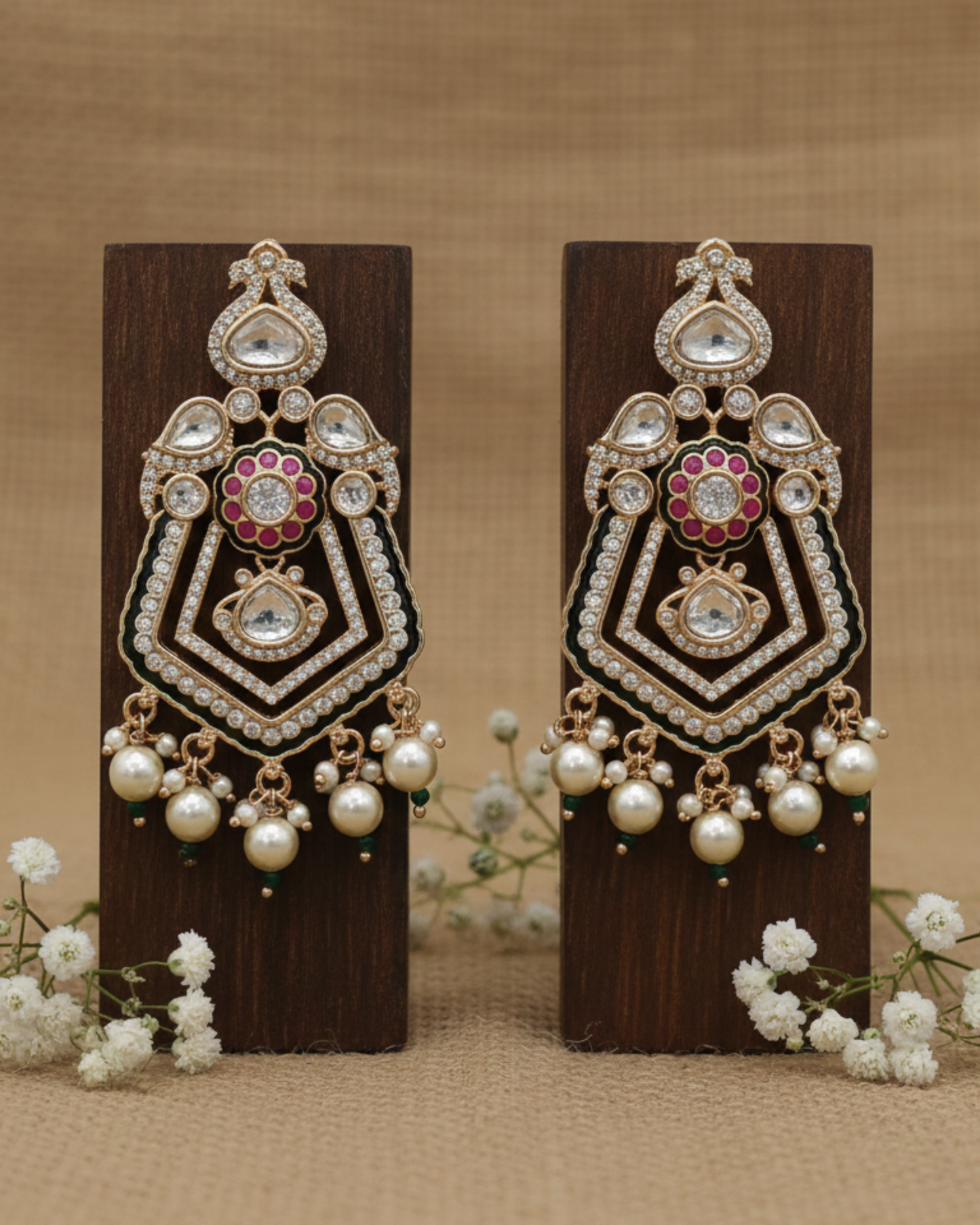 Eshita Royal Drop Earrings