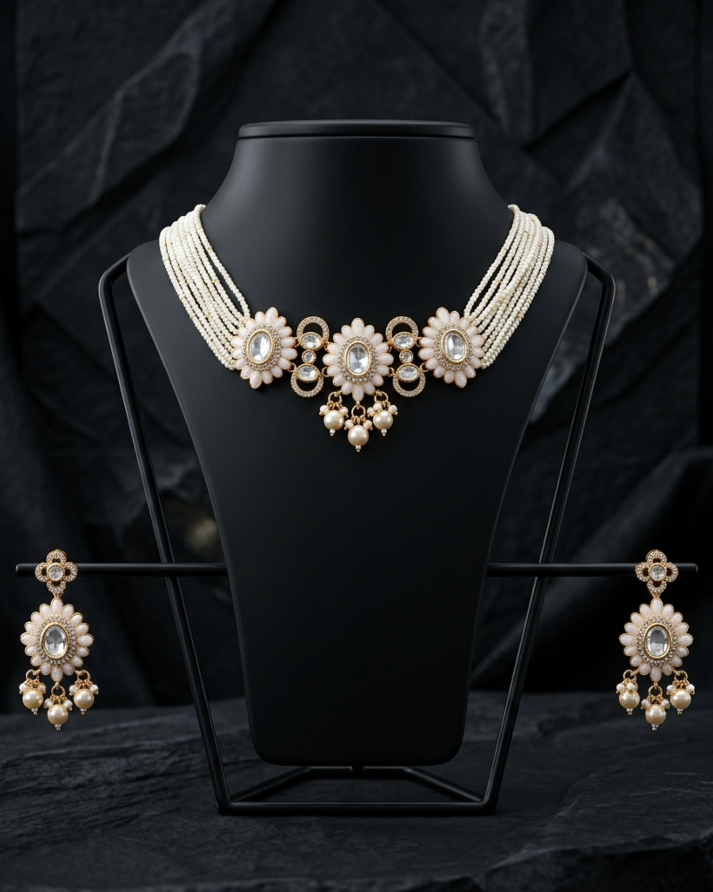 Gulbahar Pearl Radiance Choker Set