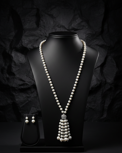 Pearl Fall Tassel Set