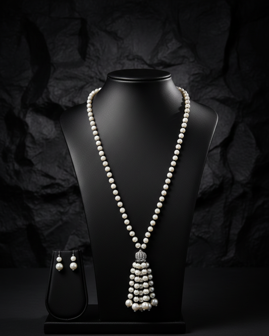 Pearl Fall Tassel Set