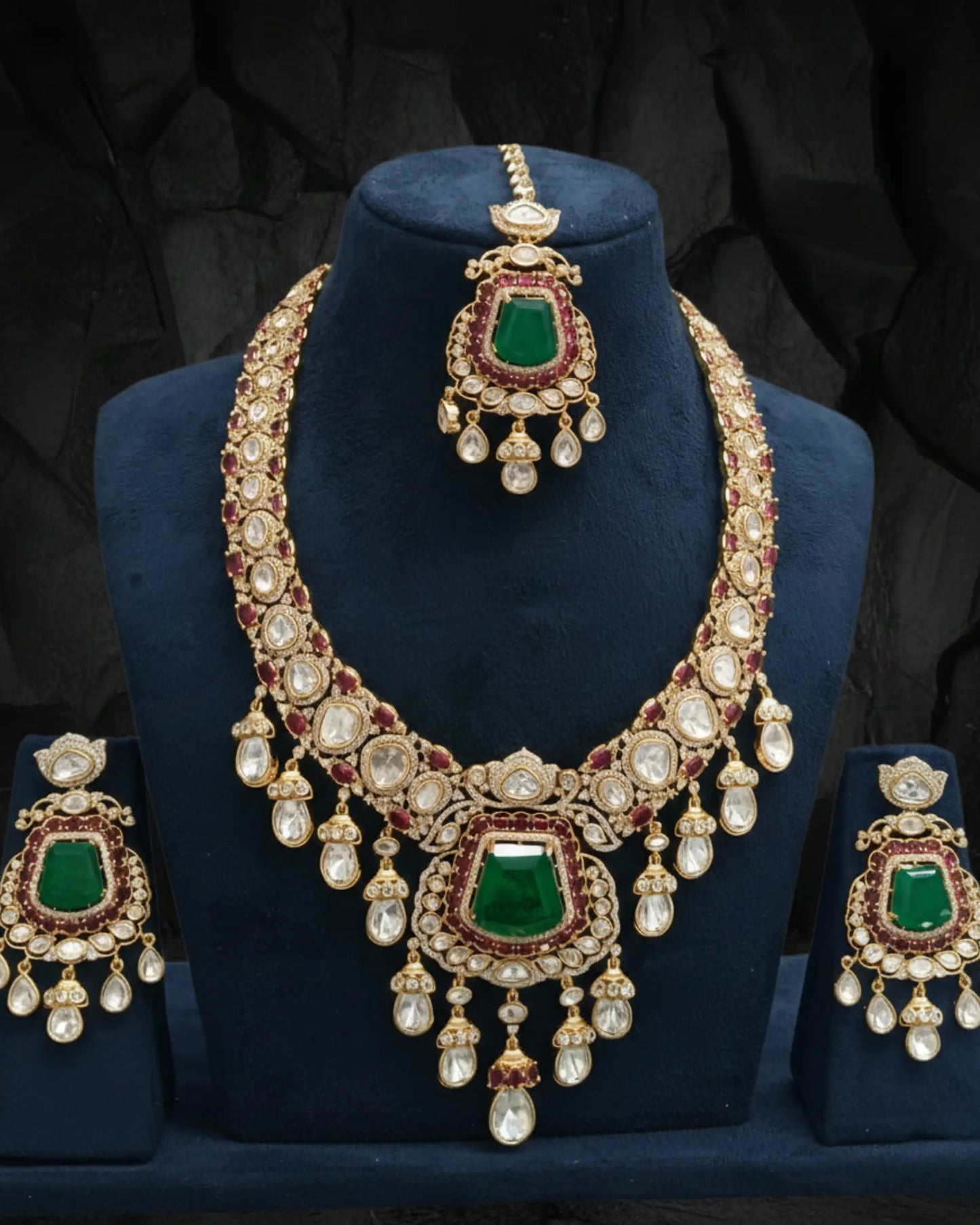 Prisha Heritage Kundan Set Zestro