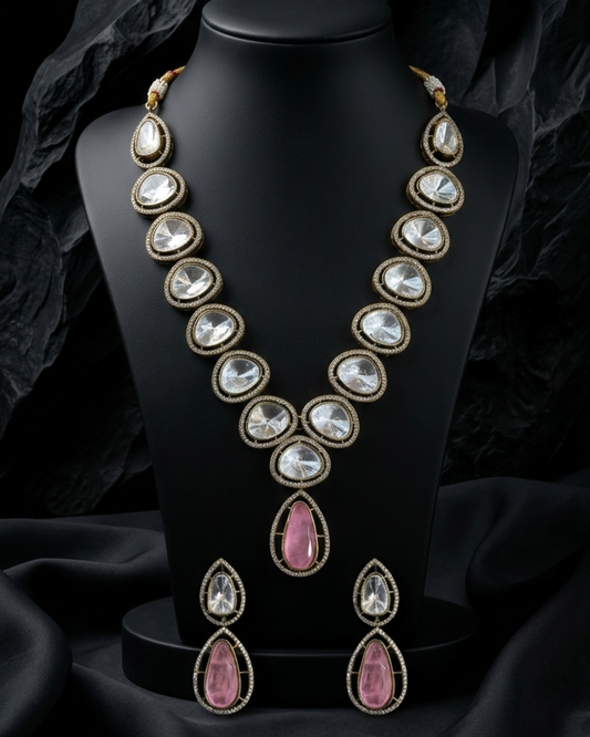 Prisha Uncut Kundan Imperial Set