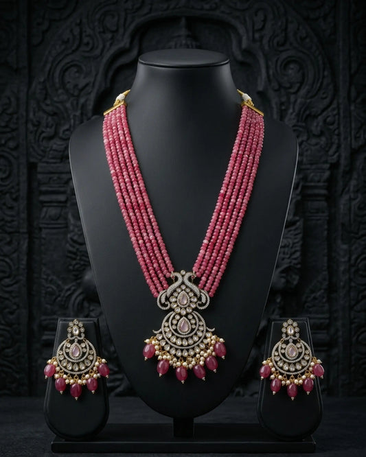 Rajputana Mayur Mala Set Zestro