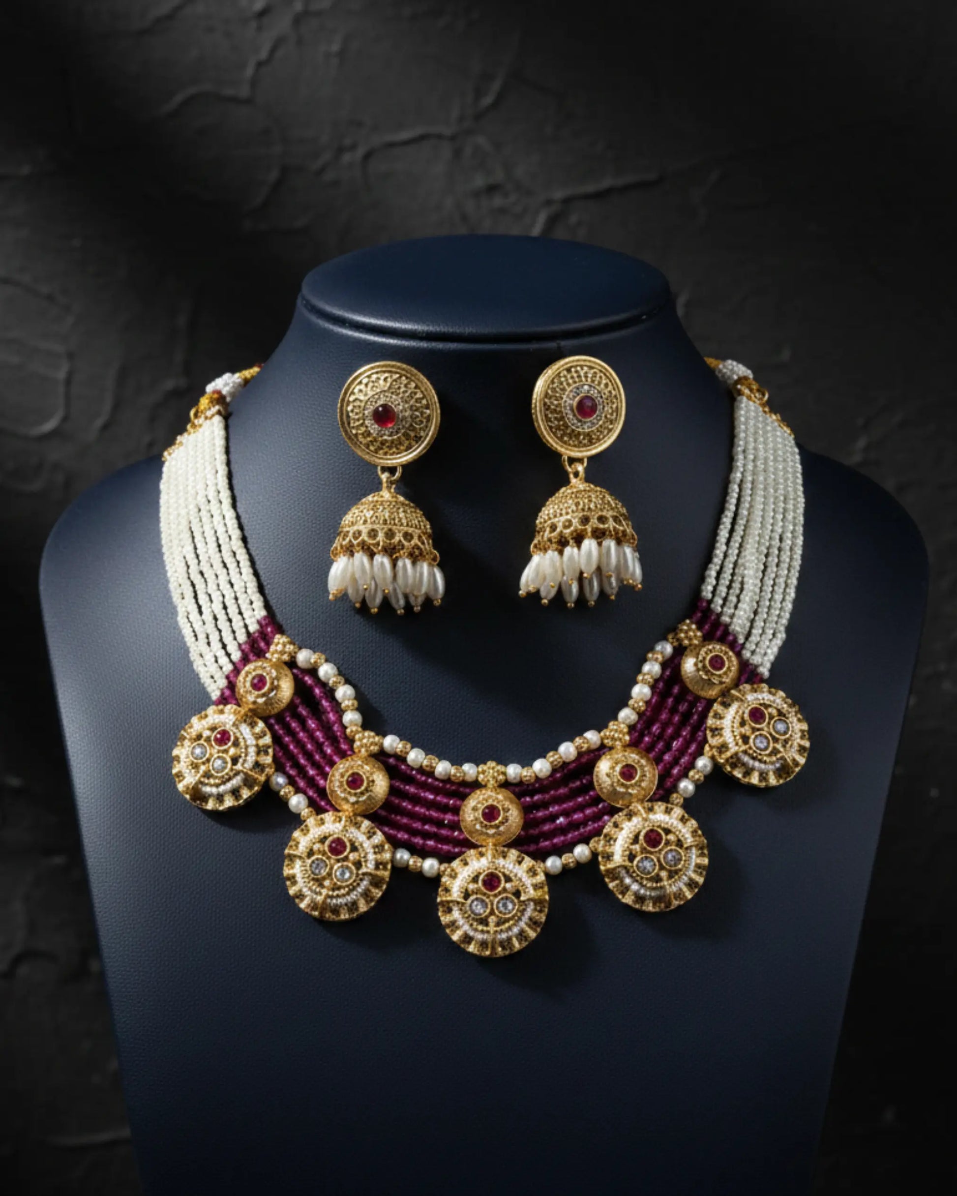 Rajvika Heirloom Necklace Set Zestro