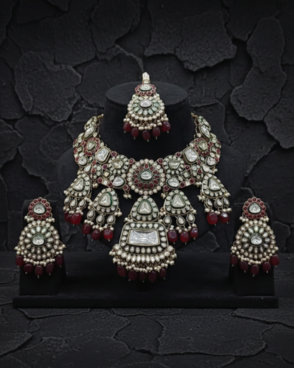 Regal Noor Kundan Bridal Necklace Set