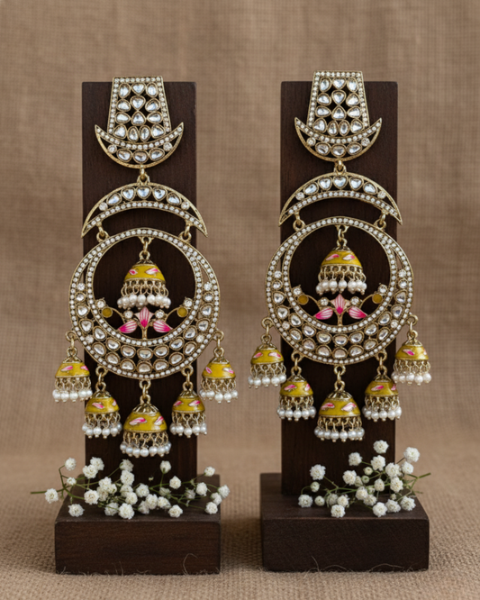 Royal Long Chand Jhumkas