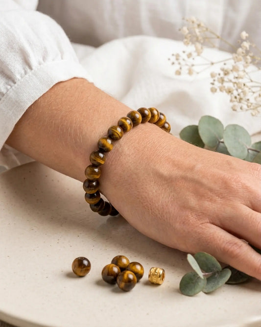 Shield Tiger’s Eye Bracelet Zestro