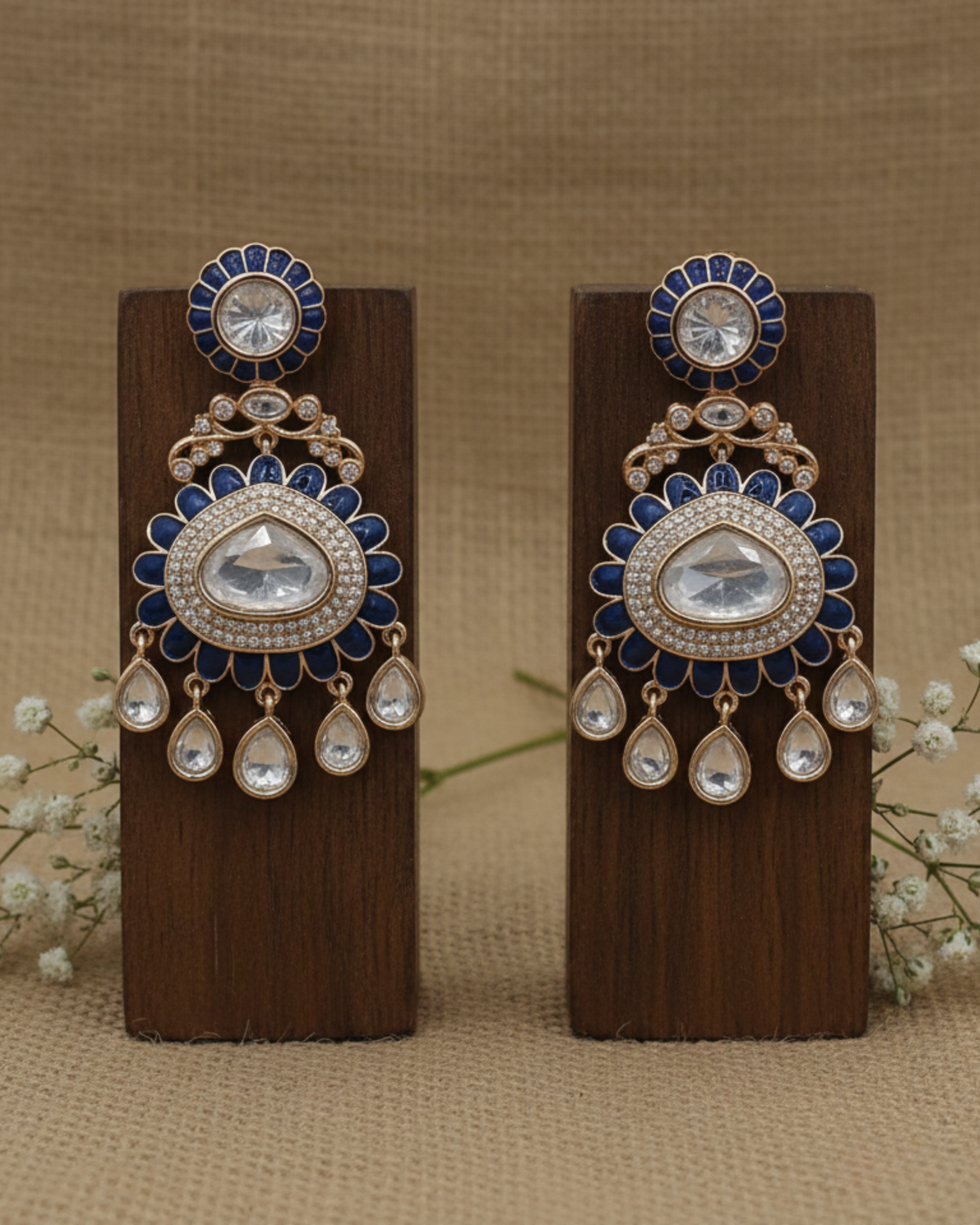 Elina Heritage Drop Earrings