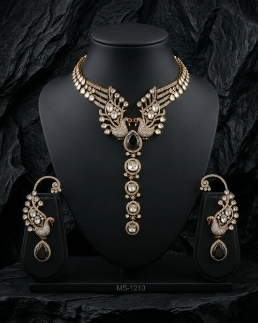 Mayurika Kundan Necklace Set Zestro