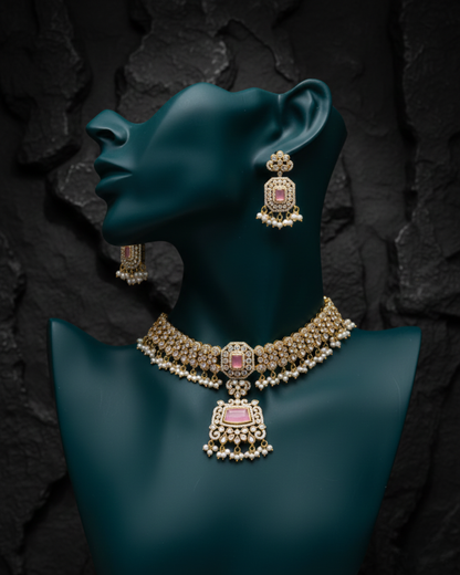 Pearl Dynasty Choker Necklace Set